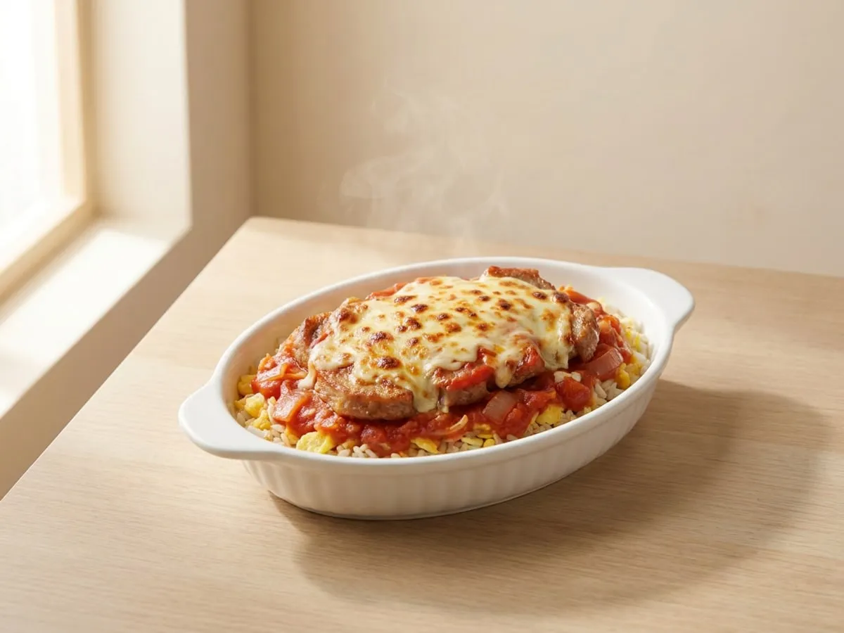 焗豬扒飯