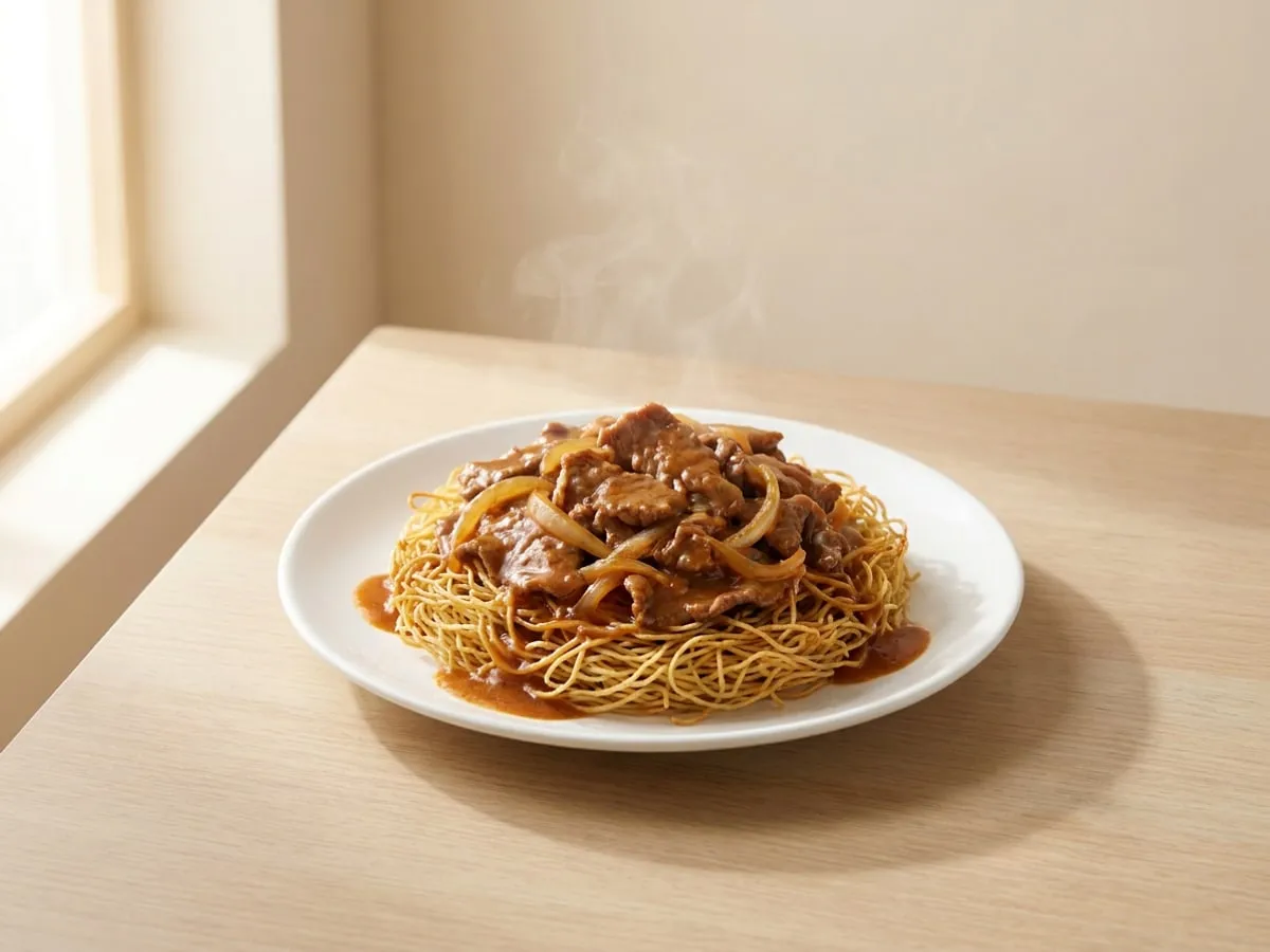 沙嗲牛肉炒麵