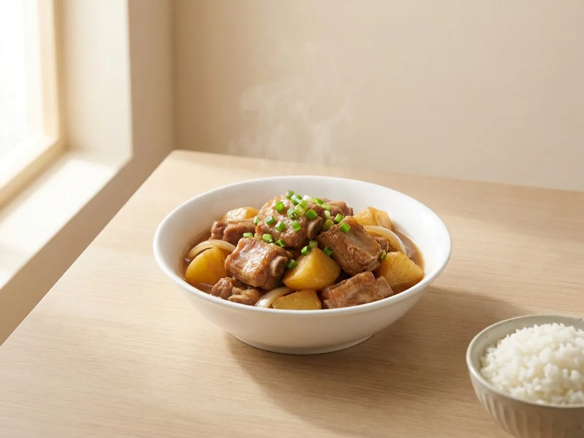 薯仔炆排骨