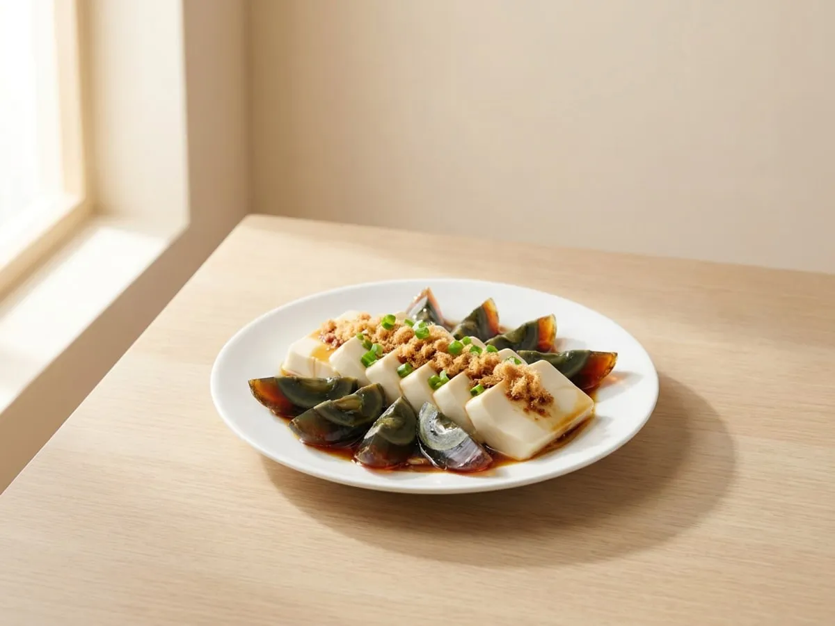 皮蛋豆腐
