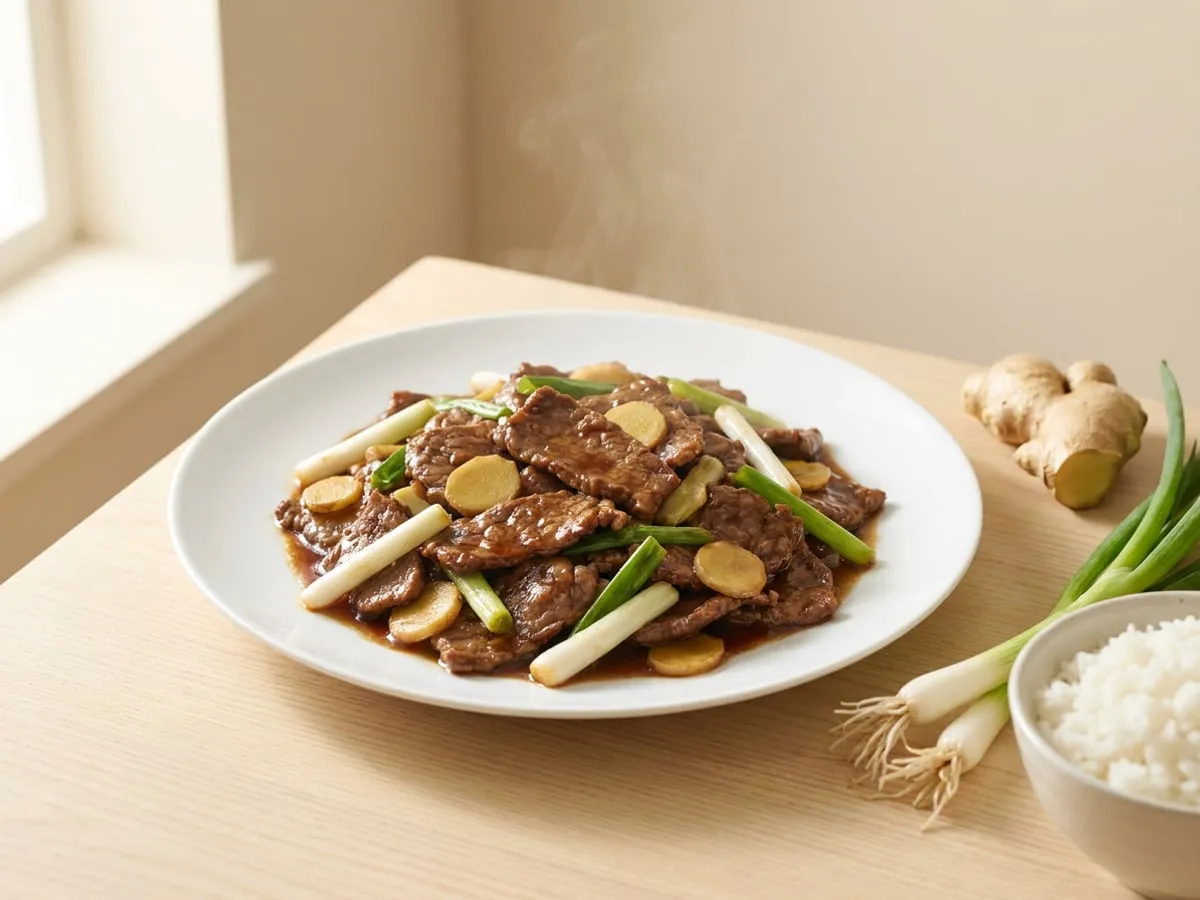 薑蔥牛肉