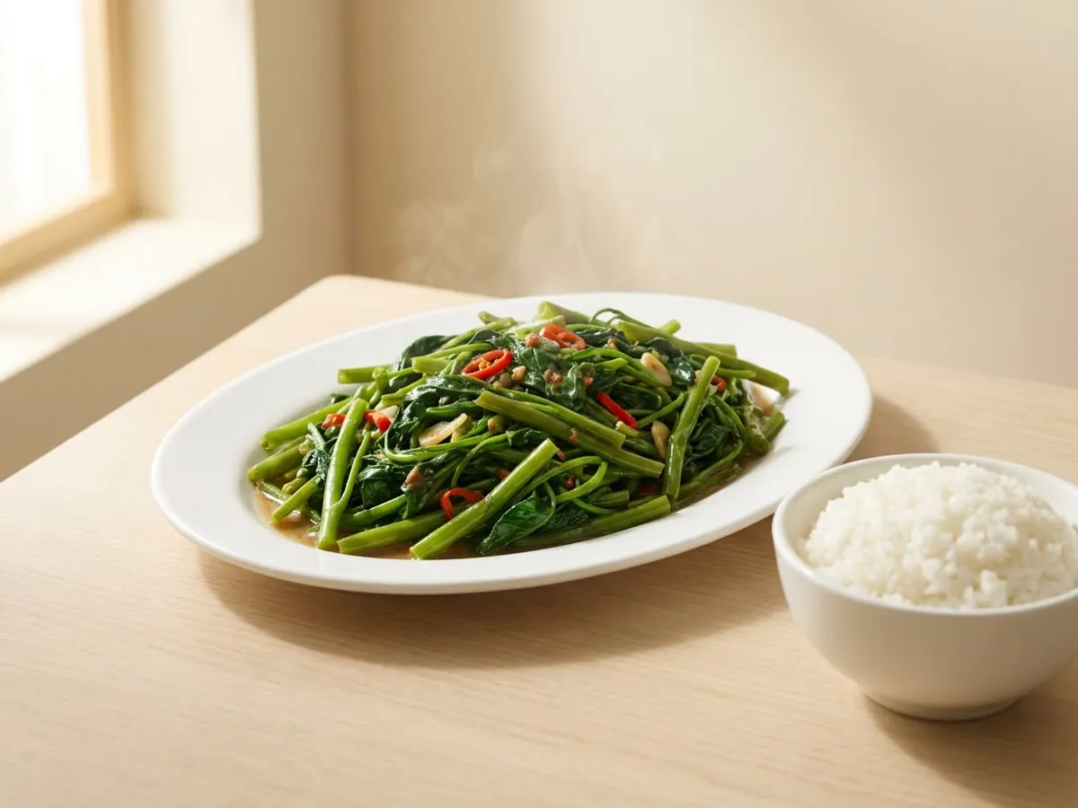蝦醬炒通菜