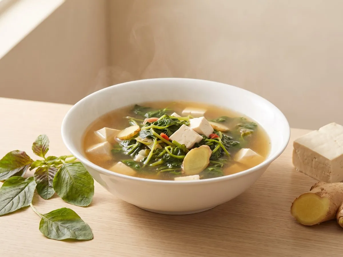 莧菜豆腐湯
