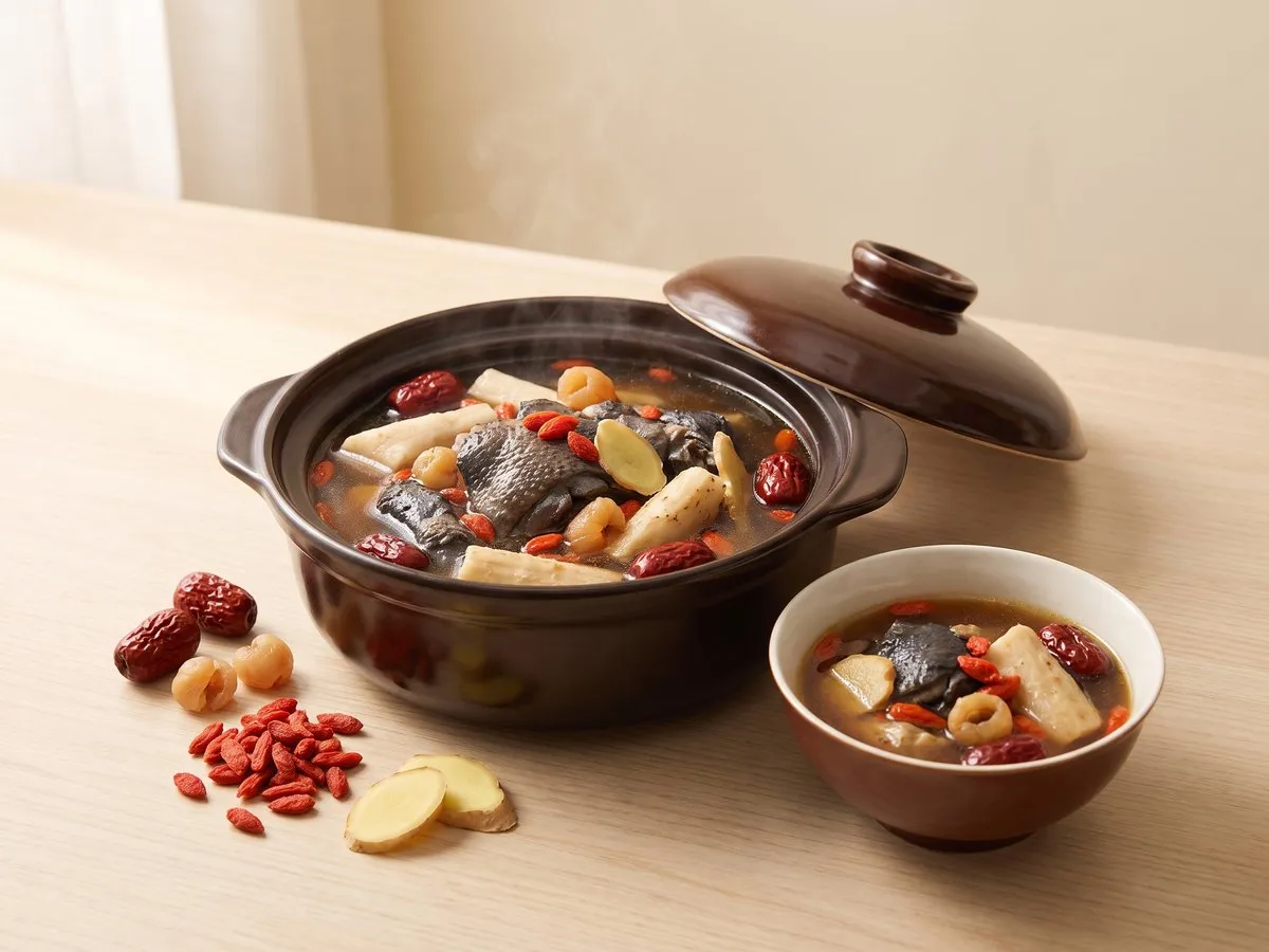 淮山杞子紅棗烏雞湯