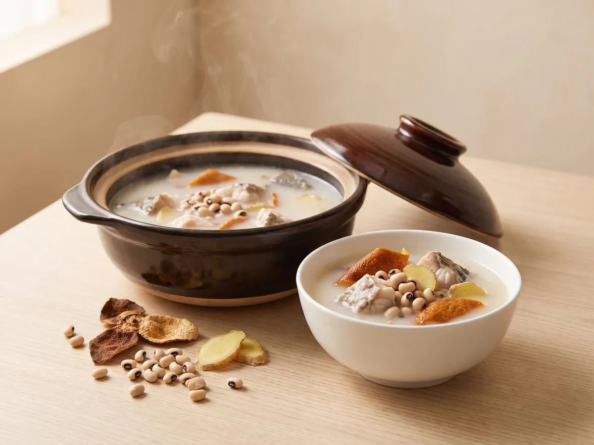 眉豆陳皮鯉魚湯
