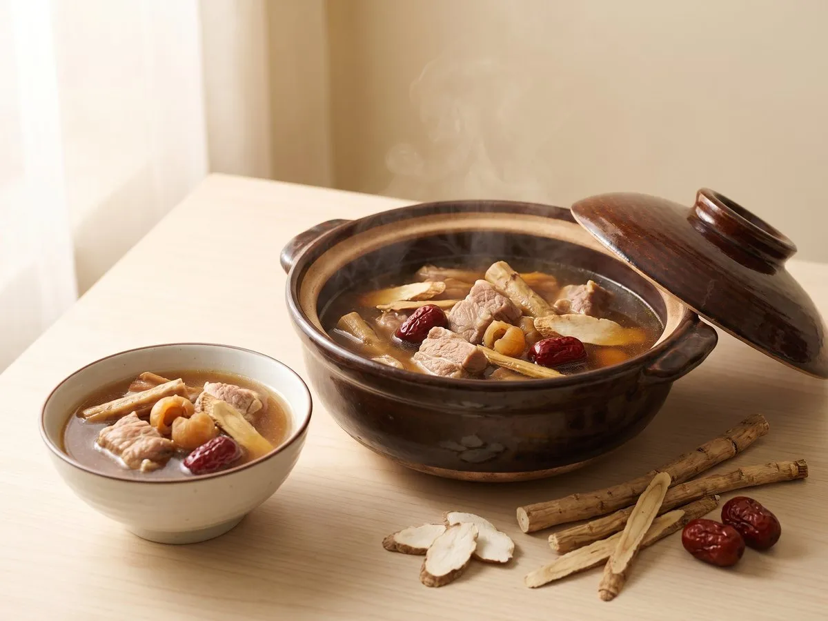 黨參北芪紅棗瘦肉湯