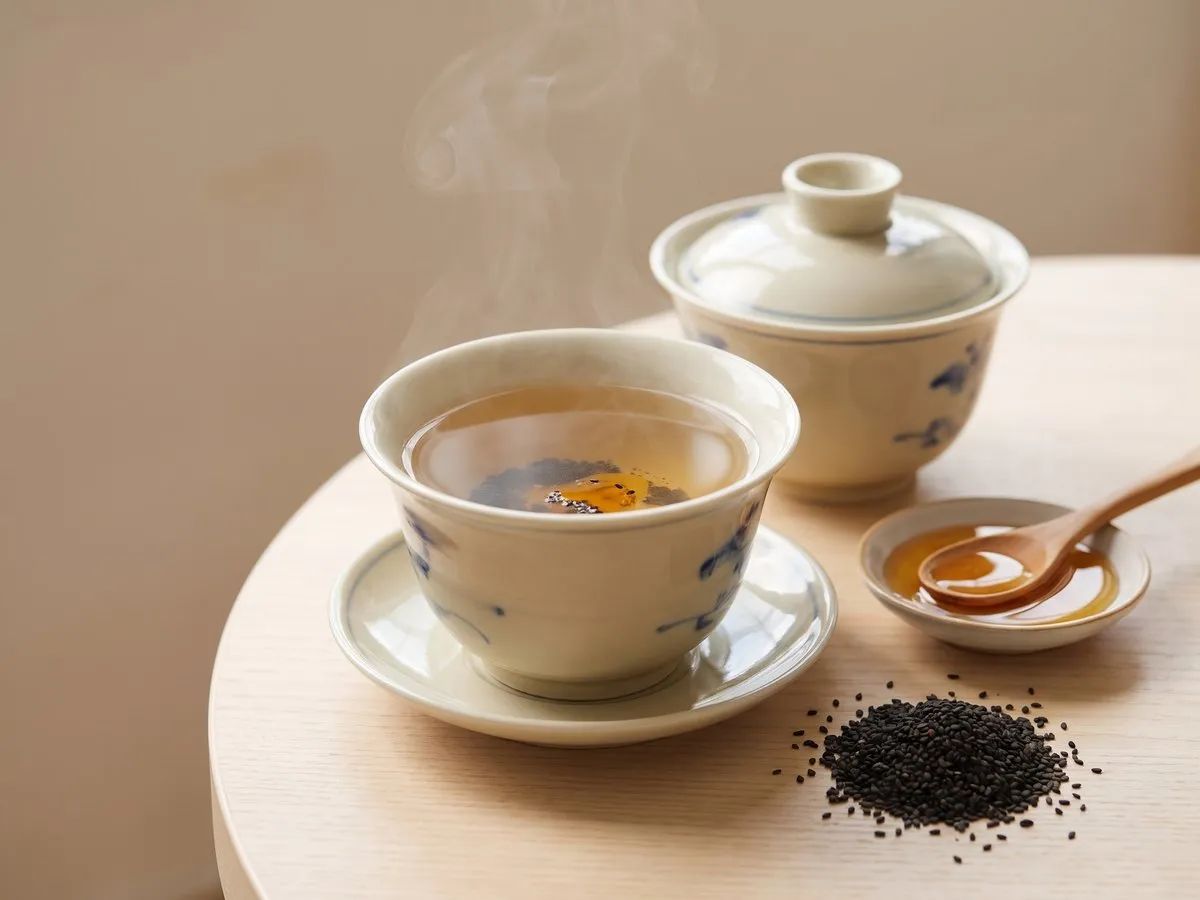 蜂蜜芝麻潤腸茶