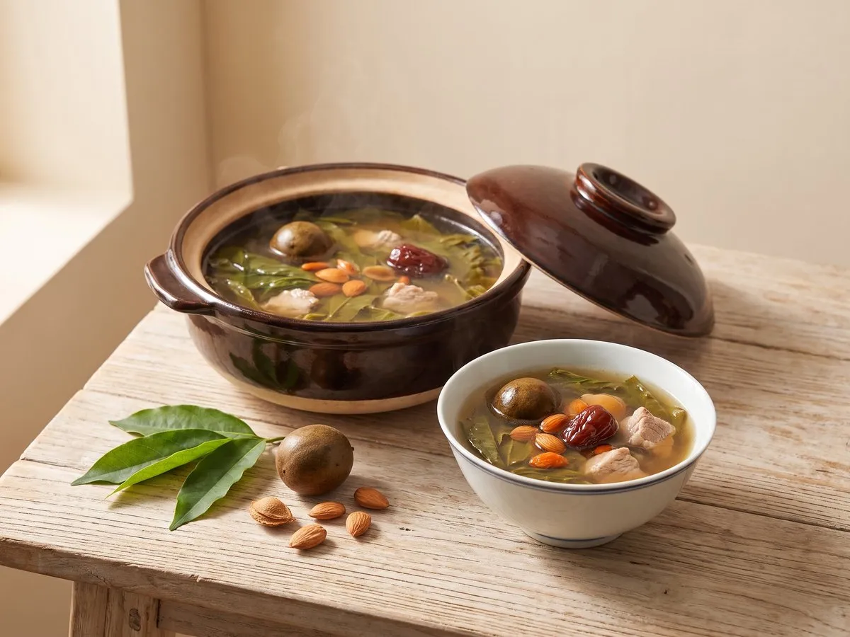 龍脷葉羅漢果瘦肉湯