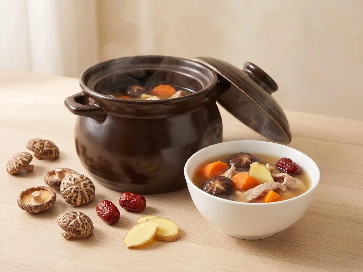 冬菇紅蘿蔔紅棗瘦肉湯